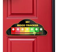 Acrylic Mood Door Sign for Creative Home Decor, 7 Emotion Expressions