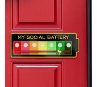 Acrylic Mood Door Sign for Creative Home Decor, 7 Emotion Expressions