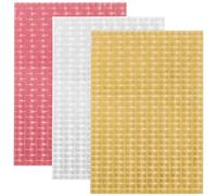 Acrylic Mosaic Wall Stickers 3 Sheets Self Adhesive | Reflective Mirror Effect, 3 Sheets 10x15cm, Party Décor Crafting and Scrapbooking Use