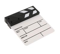 Acrylic Movie Props Film Making Clap Board Director Clapboard Black White