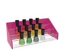 Acrylic NAI Varnish Polish Display Stand (Pink)