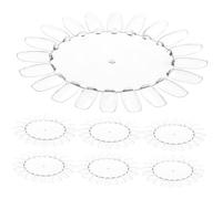 Acrylic Nail-Art Practice Colour Display Chart 10Pcs Plastic