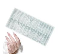 Acrylic Nail Forms 150 Pieces Drop Shape Manicure Full Cover Tips