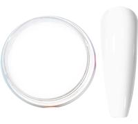 Acrylic Nail Power -30g White Nail Powder for Acrylic Nails,Professional Acrylic Nail Powder for Nail Extension Carving French Nail Art Starter Manicure, Needed 3D Nail Design White Nail Powder