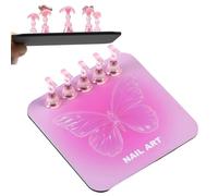 Acrylic Nail Stand - Practice and Display Tool for Nail Design | Display Stand for False Nails - for Home, Beauty Salon, Travel, Art School, Home and Parties