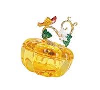 Acrylic Nails Cup Glass Crystal Dappen Dish With Lid Monomer Art Tool Liquid Powder With Lid Pumpkin Shape For Nail Tips