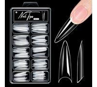 Acrylic Nails Tips French Nails Tips For Acrylic Nails Full/Half Covers Artificial False Nails Tips With Storage Case