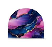 Acrylic Napkin Holder 1 Pack Holds 50-60 Napkins Non-Slip & Scratch-Resistant Luncheon & Cocktail Napkin Holder Home & Kitchen Use Decorative Tabletop Accessory Marble Navy Blue Hot Pastel