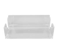 Acrylic Napkin Holder Transparent Uncapped Bathroom Napkin Holder for 23x14x6cm Washcloth for Kitchen Bathroom