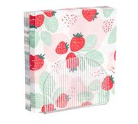 Acrylic Napkin Holders for Table Crystal Clear Cocktail Napkin Holder Paper Stand Tissue Dispenser for House, Party, Restaurant, Hotel, Cafe, Bar (Strip Pattern)