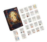Acrylic Nativity Themed Advent Calendar with 24 Bible Scripture Oament for Home Decoration Festival Celebration Religious Advent Calendar