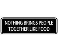 Acrylic Nothing Worth Dying for Sign, for Home Front Yard Security Gates, Office Building Main Entrance Security Checkpoints, and Business Industrial Park Perimeter Fences, 3x9 Inch.