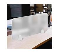 Acrylic Office Desk Divider Freestanding Matte Privacy Screen Translucent Partition for Visual Distraction Control Ideal for Workspaces and Schools Desk Protection Panel
