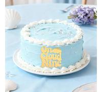 Acrylic On Cloud Nine Cake Topper - Rainbow 9th Birthday Cake Decor,Gooden Happy Birthday Cake Decoration for Boys Girls Baby Shower Anniversary Party Decoration