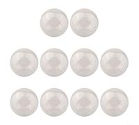 Acrylic Open Balls in a Pack of 10 for Creative Arts, Crafts, and Home Decoration Ideas (10cm)