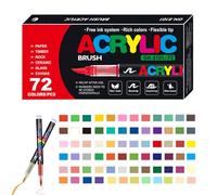 Acrylic Paint Marker - Sunproof Color Ink System Dot Design, Smooth Drawing Control Tool, Versatile Application For Art Projects, Pen With Vivid Coverage | For Canvaspa