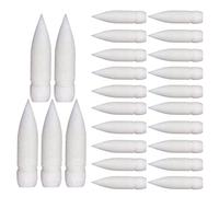 Acrylic Paint Marker Tips - Nylon Replacement Nibs, Refillable Brush Pen Accessory, Marker Tip Set, Art Tool | Ideal Drawing, Gri