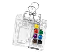 Acrylic Paint Mixing Palette - Watercolour Paint Set with Multiple Depressions | Rectangular Colour Mixing Palette | Painting Palette for Home, Office and School