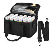 Acrylic Paint Organizer Paint Holder Bag with Handle and Shoulder Strap for Craft Hobby Paint Storage, Acrylic Paint Storage Craft Paint Storage, Paint Case for Apple Barrel & Other Brand Paint