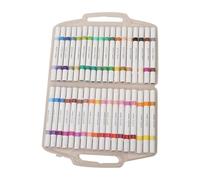 Acrylic Paint Pens, Acrylic Marker Set, 72 Colours, 36 x Drawing Crafts, Professional Supplies for Wooden Canvas, Stone Glass, Ceramic, Calligraphy, Metal, Textile, Rock Paper