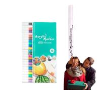 Acrylic Paint Pens - Glass Coloring Kit, Coloring Painting Pens | Paint Pens with Bold and Fine Tips, Permanent Waterproof Markers, Multi-surfac Water-Based Markers for Rock, Wood, Glass, Canvas