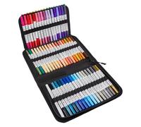 Acrylic Paint Pens - Multicolour Marker Set, Drawing Design with Two Tips, Versatile Surface Use, Highly Pigmented Ink | Suitable for Canvas, Wood, Fabric, Ceramic, Stone, Crafts