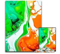 Acrylic Paint Pour JigsawPuzzle 1000 Pieces for Adults Difficult Puzzles for Adults DIY Art Decor 1000 PCS(75x50cm)