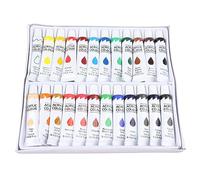 Acrylic Paint Set for Kids, 24 Colors Safe Odorless Acrylic Paints for Craft Projects
