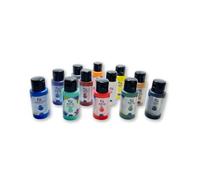 Acrylic Paint Set - Rich Pigments, High Coverage, Non-Toxic, Fast-Drying Paints for Canvas, Wood, Fabric, Paper & More - Ideal for Artists, Students and Beginners - Basic Colors, 50 ml (Pack of 12)