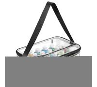 Acrylic Paint Storage - Paint Storage Bags,Portable Dispenser Holder Transparent Containers Carrier Bag for Up to 24 Bottles 2 fl oz Craft Model Ink Oil Painting