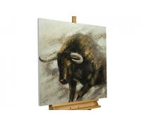 Acrylic painting 'A Strong Will' | Hand-painted on canvas 31x31inches
