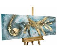 Acrylic painting 'ENIGMA' | Hand-painted on canvas 59x20inches
