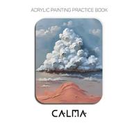 Acrylic Painting Practice Book - Calma: A Sculptural Journey into Serene Textures and Contemplative Color