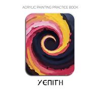 Acrylic Painting Practice Book - Yenith: An Abstract Journey into Hypnotic Spirals and Textured Impasto Art