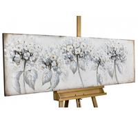 Acrylic painting 'SOFT IN THE WIND' | Hand painted on canvas 59x20inches