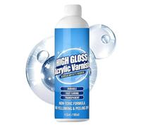 Acrylic Painting Varnish, 120ml High Gloss UV Resistant Fast Dry Protective Coating, Acrylic Artwork Finish Varnish for Artists Painters Beginners Professionals Hobbyists Canvas Wood DIY Art