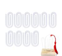 Acrylic Paper Clips - 10-Piece Sublimation Blanks Bookmark | Extra Large Paper Clips,for Journal Office Planner Book Food Document File Folder Notebook