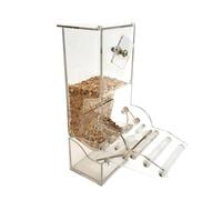 Acrylic Parrot Feeding Box Automatic Bird Feeder Box