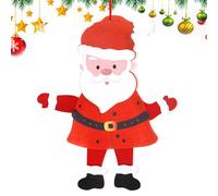 - Acrylic Pendant - Christmas Ornaments | Christmas Tree Plush Hanging Movable Ornament with Cartoon Snow and Reindeer, Holiday Party Decoration