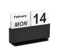 Acrylic Perpetual Calendar, Desktop Calendar 2023 with Decorative Flip Block Perpetual Month, Date and Day Boards for Office Desktop Home Decro Ornaments