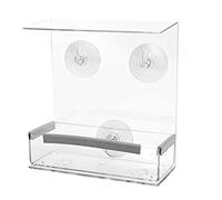 Acrylic Pet Birds Food Feeder Tray For Lovebirds Finches Hamsters Poultry Feeder Feeding Containers