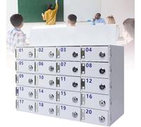 Acrylic Phone Locker Box100 Slot Storage Cabinet for Classrooms Offices & EventsKeyed Lock for Protecting & Safeguarding DevicesDurable & Organized Solution