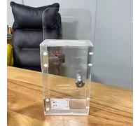 Acrylic Phone Storage Box for Classroom Lockable Phone Jail Cabinet nize Multiple Phones with Individual Management Lockers (1 Slot)