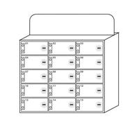 Acrylic Phone Storage Box with 4-80 Slots - Wall-Mounted Multi-Functional Cell Phone Holder for Classroom nization and Easy Access to Devices.