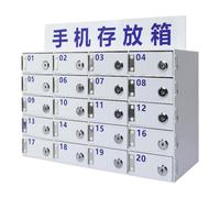 Acrylic Phone Storage Box with Key Lock - Wall for Cell Phones - Ideal for Homes, Schools, Offices - Safeguard & Declutter Your Devices Efficiently