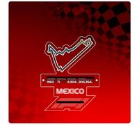 Acrylic Photo Frame, Compatible for Lego-a 71049 F1 Racing Mini Wall Mounted Photo Frame Toys kit, Magnetic racing track (Display Case Only, kit not Included) (Mexico Circuit)