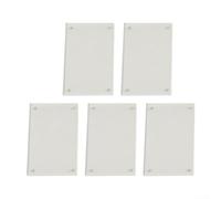 Acrylic Photo Frame Set,5-Pack Transparent Right-Angle Display Frames for 4x6cm / 6x9cm / 7.5x10.5cm / 10.2x15.2cm Photos,Certificates Price(7.5 * 10.5cm)