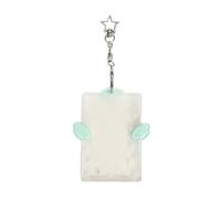 Acrylic Photocard Holder Wing Credit Card Sleeve Pendant Keychain Badge Holder for Student Card Identity Gifts Cards Protector