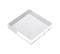 Acrylic Photography Background Prop, Transparent Geometric Photo Prop for Product Anti Shatter Crystal Texture Light Reflection Enhancement Tool for Cosmetic Jewelry Photography (Rectangle 5.9x5.9