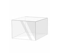 Acrylic Photography Dynamic Deep Water Tank Cosmetic Advertising Shooting Props Integrated Design Well Sealed Dustproof Protection Display Stand(15x15x35cm/5.9x5.9x13.7in)